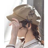 サイド編み上げキャスケット | axes femme | 詳細画像1 