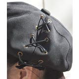 サイド編み上げキャスケット | axes femme | 詳細画像2 