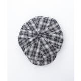 リボン×チェックキャスケット | axes femme | 詳細画像5 