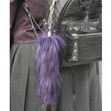 パープル | フェイクファーしっぽチャーム | axes femme