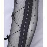 リボンシアーニーハイソックス | axes femme | 詳細画像15 