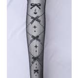 リボンシアーニーハイソックス | axes femme | 詳細画像16 