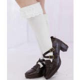 コットンレースフリルソックス | axes femme | 詳細画像3 