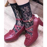 黒 | レースハイソックス | axes femme