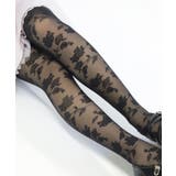 ローズ柄シアータイツ | axes femme | 詳細画像3