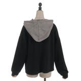 異素材切替フーディ | axes femme | 詳細画像15