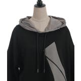 異素材切替フーディ | axes femme | 詳細画像16