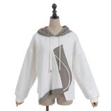 異素材切替フーディ | axes femme | 詳細画像4