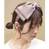 パープル | サテンリボンカチューシャ | axes femme