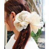スカラップレースシュシュ | axes femme | 詳細画像2 