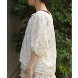 花柄ブラウス | axes femme | 詳細画像2