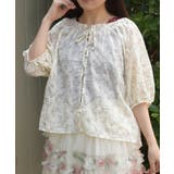 ピンク | 花柄ブラウス | axes femme