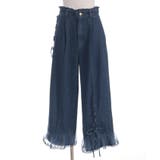 裾レースストレートデニムパンツ | axes femme | 詳細画像19 