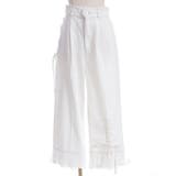 裾レースストレートデニムパンツ | axes femme | 詳細画像5 