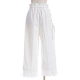 裾レースストレートデニムパンツ | axes femme | 詳細画像7 