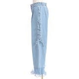 裾レースデニムストレートパンツ | axes femme | 詳細画像19