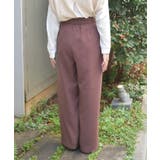 ツータックセミワイドパンツ | axes femme | 詳細画像3