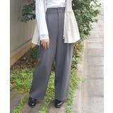 ツータックセミワイドパンツ | axes femme | 詳細画像8