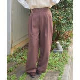 モカ | ツータックセミワイドパンツ | axes femme