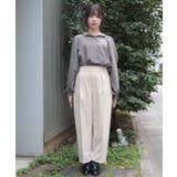 薔薇刺繍裏起毛パンツ | axes femme | 詳細画像8 