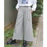 ベージュ | ベルト付フラップＰＫパンツ | axes femme
