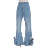 フリルハイウエストデニム | axes femme | 詳細画像12 