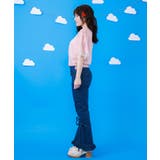 リボン付ストレッチデニムPT | axes femme | 詳細画像2