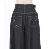 バックリボンワイドデニムパンツ | axes femme | 詳細画像22