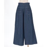 バックリボンワイドデニムパンツ | axes femme | 詳細画像7