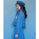 レース×フリルデニムジャケット | axes femme | 詳細画像2