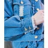 レース×フリルデニムジャケット | axes femme | 詳細画像4
