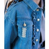 レース×フリルデニムジャケット | axes femme | 詳細画像5