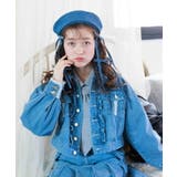 レース×フリルデニムジャケット | axes femme | 詳細画像6