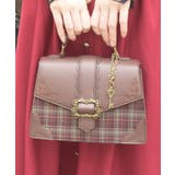 配色チェック柄バッグ | axes femme | 詳細画像1