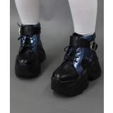 厚底ハイカットスニーカー | axes femme | 詳細画像4 