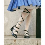 黒 | クロスストラップパンプス | axes femme