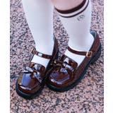 茶 | リボン付ローファーパンプス | axes femme