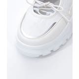 レース使いオープンスニーカー | axes femme | 詳細画像5