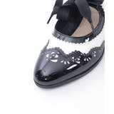 配色カット甲あきパンプス | axes femme | 詳細画像7