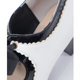 配色カット甲あきパンプス | axes femme | 詳細画像9