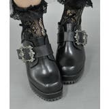黒 | バックルベルトシューズ | axes femme
