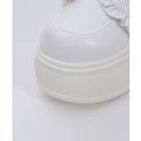 リボン付き合皮厚底スニーカー | axes femme | 詳細画像10 