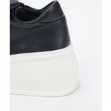 リボン付き合皮厚底スニーカー | axes femme | 詳細画像23 