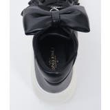 リボン付き合皮厚底スニーカー | axes femme | 詳細画像25 