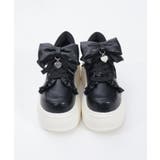 リボン付き合皮厚底スニーカー | axes femme | 詳細画像27 