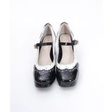 柄切替カッティングパンプス | axes femme | 詳細画像10 