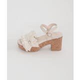 プリーツフリルサンダル | axes femme | 詳細画像2