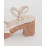 プリーツフリルサンダル | axes femme | 詳細画像6