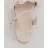 プリーツフリルサンダル | axes femme | 詳細画像8