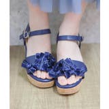 リボン×リボンサンダル | axes femme | 詳細画像1